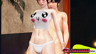 3D Animation of Sexy Ashe in a Pool - Enjoy Thighjob Fetish in Panties Underwater POV Doggystyle for Her Perfect Ass