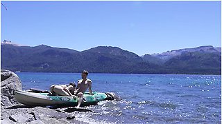 Horny Teen Couple Gets Caught Having Sex On Public Beach - Huge Cumshot Amateur