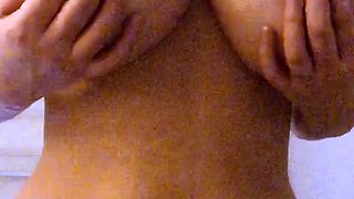 Big boobs milf masturbates with her dildo
