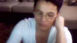 Naughty Grandma Strips And Rubs Her Pussy: Amateur, Bongacams  Solo Porn