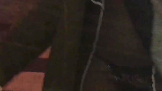 Winter Flash Fun in a Sheer Dress