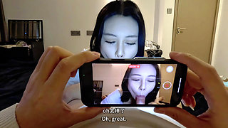 The Graphic Model's Sexy Blowjob Technique Allows the Photographer to Enjoy It to the Utmost