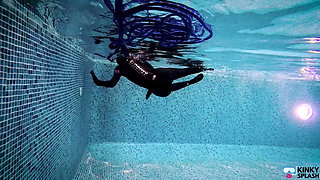 Underwater Giantess Hunts & Claims Her Tiny Prey