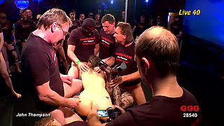 Ggg John Thompson - Elisa and Viktoria Wild Live Gangbang Orgy