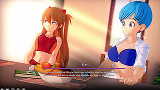 My Hentai Fantasy - The Deal With Asuka From Evangelion To Fuck Her Pink Pussy