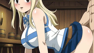 fairy tail Lucy My Sexy Stepsis is at Home, the Night will be Long and Hot (Family Sex) anime hentai cartoon japanese naruto