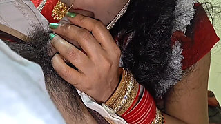 desi bhabhi New Bridal fucked after deep blowjob. Hindi sex Audio