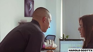 Amateur Latina Teen Fucks Boss in Pantyhose & High Heels - Rough Doggystyle Missionary