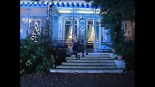 Blonde MILF in Stockings Gets Lesbian Bondage and Squirting Orgasm