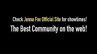 Poses & Gets Practically Naked Just For All Of Us! 5 Min With Jenna Foxx
