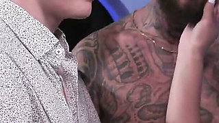 Biphoria - Super Hot Brunette Joins Hot Bi Threesome with Cute Jock and Hot Inked Hunk - Biphoria/ Sexy Babe Joins Hot Bi 3some