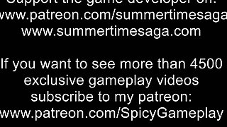 Summertime saga: guy caught two lesbians having sex ep 146