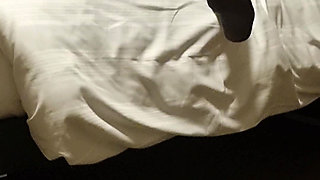 Cheeky Tit Wiggle Tease - Stockings Suspenders Bra Pulled Down for the Boys