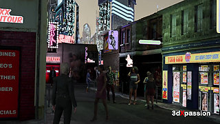 Red Light District Hard Sex with Very Hot College Girl in a Brothel