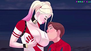 Beach Cartoon Cumshot Pt. 3