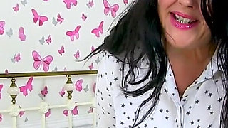 Chunky MILF Katie Coquard From England Looks Very Inviting in Black Tights