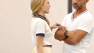 first anal for tennis student aubrey star