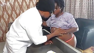 Big ass Midwife fucked by Doctor Kennedy in the office