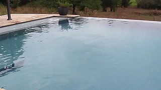 My Darling Fucks Me in the Pool of the Villa!