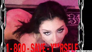 Logan Xander and Raven Lane's rimming scene by Goth Girlfriends