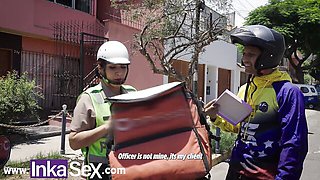 Well-proportioned princess's tattooed women trailer