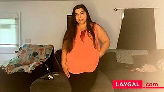 Curvy Indian Persuades Boss with Orgasmic Solo Show