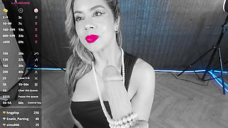 Delicious MILF Fucks with a Big Cock and Her Pearl Necklace!