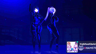 mmd r18 MISTER YELAN genshin impact HAKU ASS kancolle kantai cosplay want to fuck hard ai 3d hentai