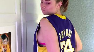 Emo teen Becka solo webcam masturbation