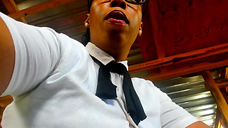 Role-playing Punishing Pervert Man for Playing Porn in the Library