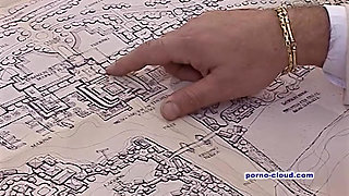 Sunny cum in mouth with my wife and my slutty assistant