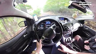 Lascivious Mugur and Julia North at outdoors smut