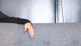 I Fulfill My Husband's Fetish: Muscular Fucks Me Hard in Micro Bikini in Front of Him
