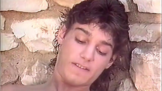 Younger dudes gets to explore what a cock taste like with the help of a sexy MILF