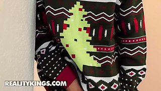 Cory Chase shares stepson's hard cock with his new girlfriend in hot reality kings threesome