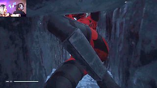 Nude gamer Bonnie Bunny plays Jedi Fallen Order mod in this starlet wars adventure