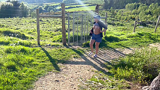 Hot Girl Flashing Natural Tits in Public Compilation