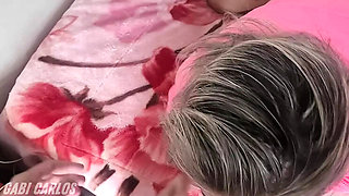 Homemade Cuckold Sex - Hot Blonde Wife Fucked by Friends While Husband Watches on Video Call