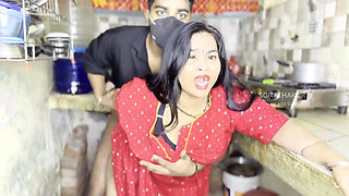 Beautiful Mami Seduced Me While Cooking in Kitchen - Hot Sex