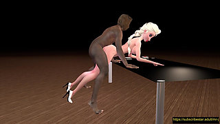 Elsa Wants To Feel A Frozen Doggy Position