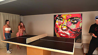 Afternoon of Pin Pong with Sara Blonde Ends with Threesome, While My Boyfriend Is Not There