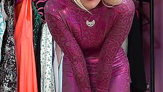 Interactive Gfe Series Shiny Catsuit Girlfriend Controls Your Stroke