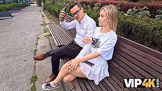 Vip4k. nice blonde cheating on her bf for currency