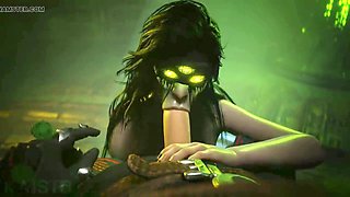 Cum on tits, hot hentai, riding