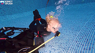 Hogtied & Breathless: Underwater Scuba Tease