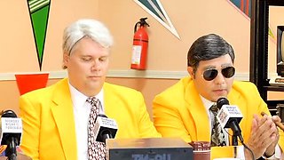 Secretary group sex hardcore fucking blond girl facia