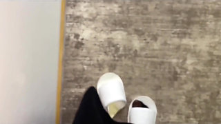 Turkish Stepmom Masturbates in Pantyhose for Stepson