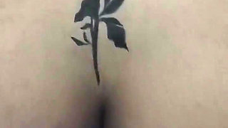 Indian Wife with Fake Tattoo Hot Mom