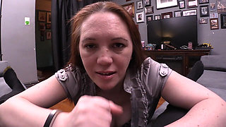 Evangelines Eye Contact Handjob