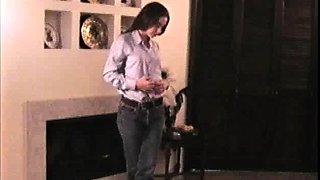 Skinny brunette amateurs dp solo